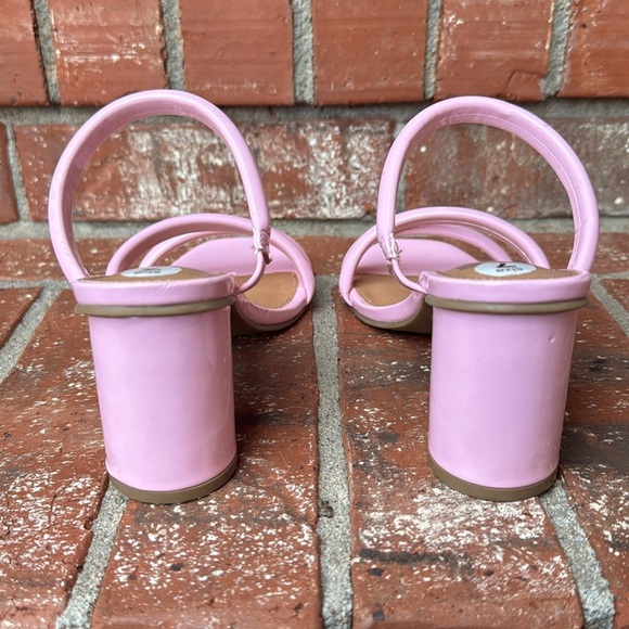 DV Dolce Vita Women's Pink Myla Strappy Block Heel Sandals Size 7 - Picture 4 of 8